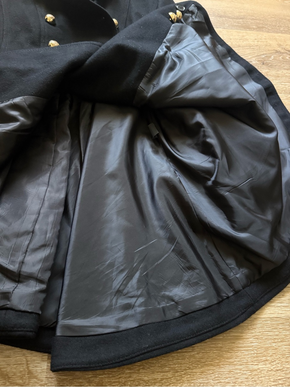 Miss Sixty Women’s Black Coat with Belt - Picture 5 of 7